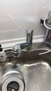 浄水器シャワー付きワンホールシングルレバー混合水栓