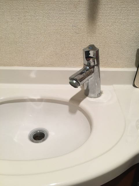 蛇口 ステンレス 水栓 単水栓 トイレ 手洗い 水栓金具 ミドル 中型 - 2