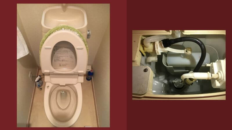 トイレ便器内の封水が揺れている？DT-4873の部品交換のご依頼がありました【尼崎市でのトイレ水漏れ修理】