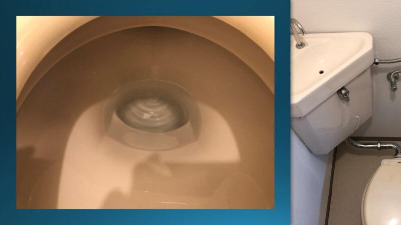 トイレのタンクと便器の中に常にちょろちょろと水が漏れている？S670の部品の劣化が原因でした【伊丹市でのトイレ水漏れ修理】