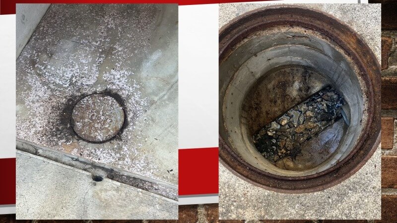 マンホールの周りにトイレットペーパーや水が溢れている症状の原因と修理方法について解説します！